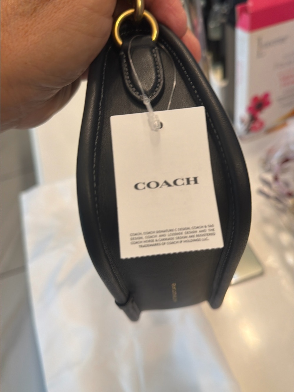 Coach Swnger 20 Black - Picture 6 of 7